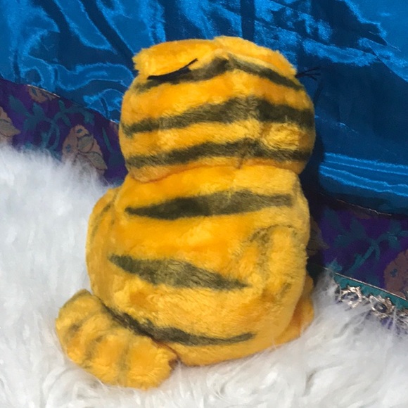 Vintage 1981 plush GARFIELD the orange cat 8 inches - Picture 4 of 9